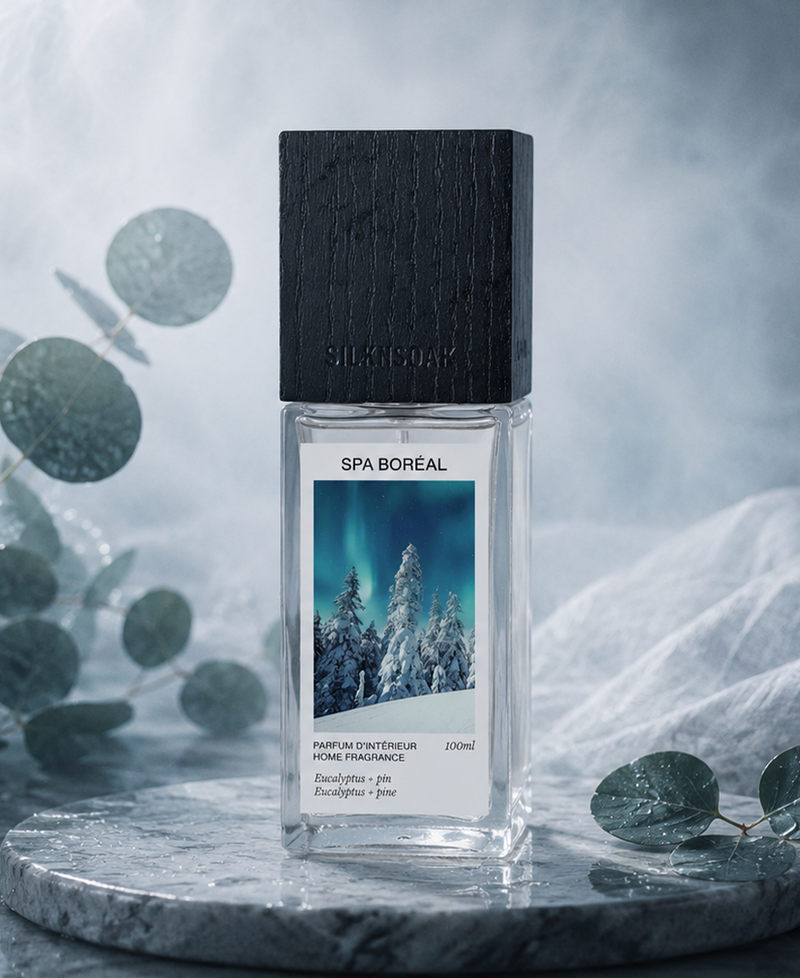Eucalyptus perfume inspired by cool Nordic air and the Breathe atmosphere